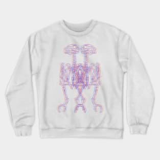 Owl skeleton II 3D Crewneck Sweatshirt